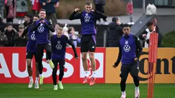 Timnas Jerman membutuhkan kemenangan untuk mengunci posisi juara grup. (Kirill KUDRYAVTSEV/AFP)