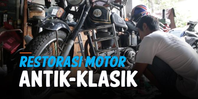 VIDEO: Melirik Usaha Restorasi Motor Antik dan Klasik