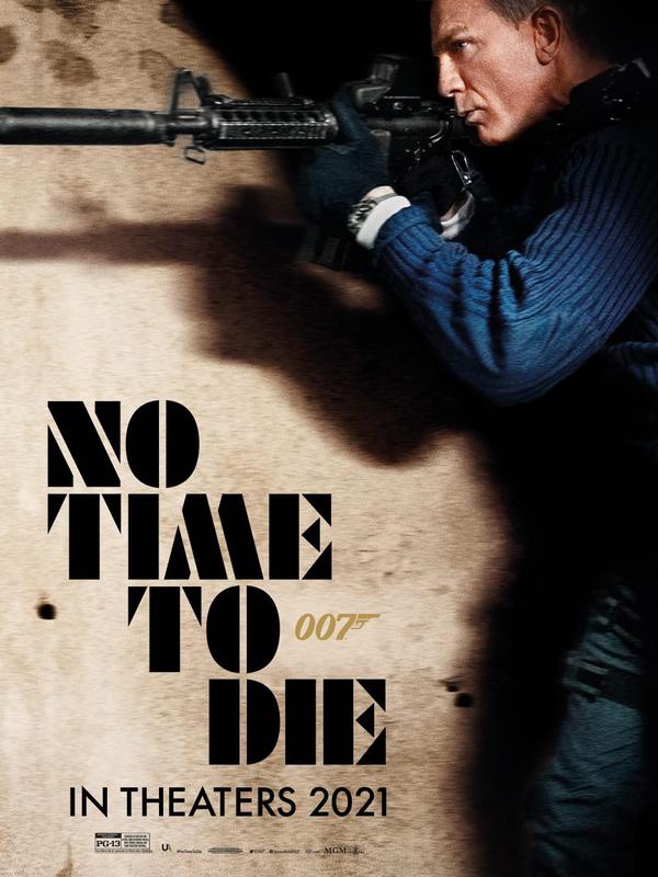 Poster No Time To Die. (Foto: IMDb/ Metro Goldwyn Mayer)