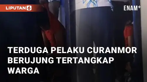 VIDEO: Terduga Pelaku Curanmor Berujung Tertangkap Warga di Semarang