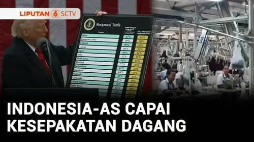 VIDEO: Sah! Trump Umumkan Kesepakatan Dagang dengan Indonesia