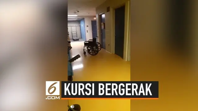 VIDEO: Terekam Kamera, Kursi Roda Bergerak Sendiri di Rumah Sakit