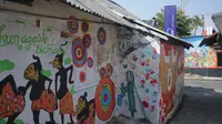 Mural 750 Meter di Yogyakarta Beri Kedamaian Dunia