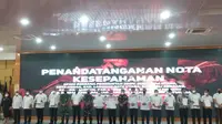Rapat Koordinasi Terbatas Sosialisasi Undangan-undangan Nomor 18 tahun 2017 tentang Perlindungan Pekerja Migran Indonesia di Aula Tengku Rizal Nurdin, Rumah Dinas Gubernur Sumut, Jalan Sudirman, Kota Medan (Ist)