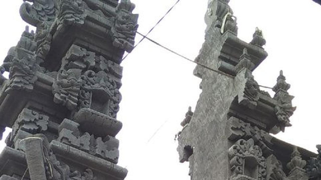 Pura tempat pementasan tari Calonarang di Jembrana terkenal angker