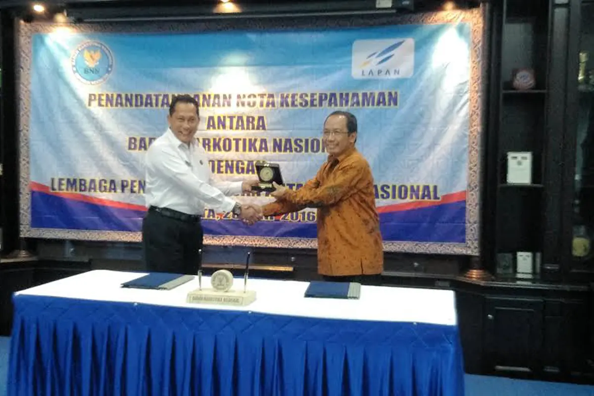 BNN teken nota kesepahaman dengan Lapan