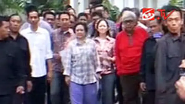 Megawati dan Taufik Kiemas Ditemani Jokowi