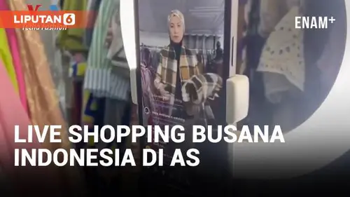 VIDEO: Tetha Fashion, Live Shopping Busana Indonesia di Ibu Kota AS