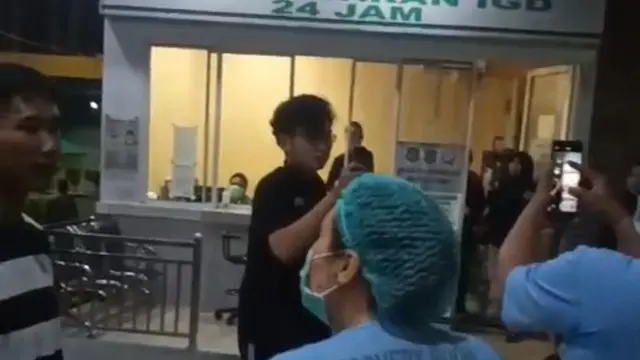 Keributan di RSUD Dr Pirngadi kota Medan