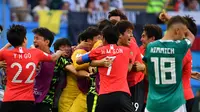Jerman tersingkir dari Piala Dunia 2018 setelah kalah 0-2 dari Korea Selatan. (SAEED KHAN / AFP).