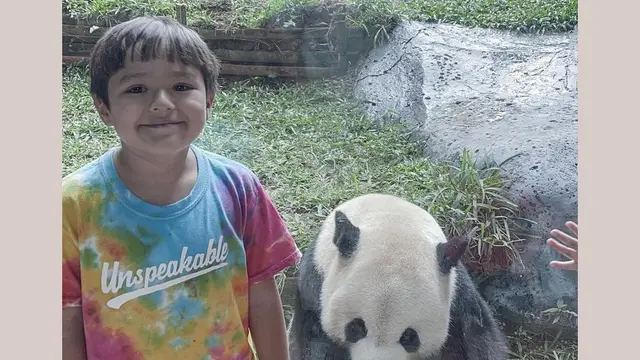 Jessica Iskandar dan anak ke Taman Safari (Instagram/inijedar)