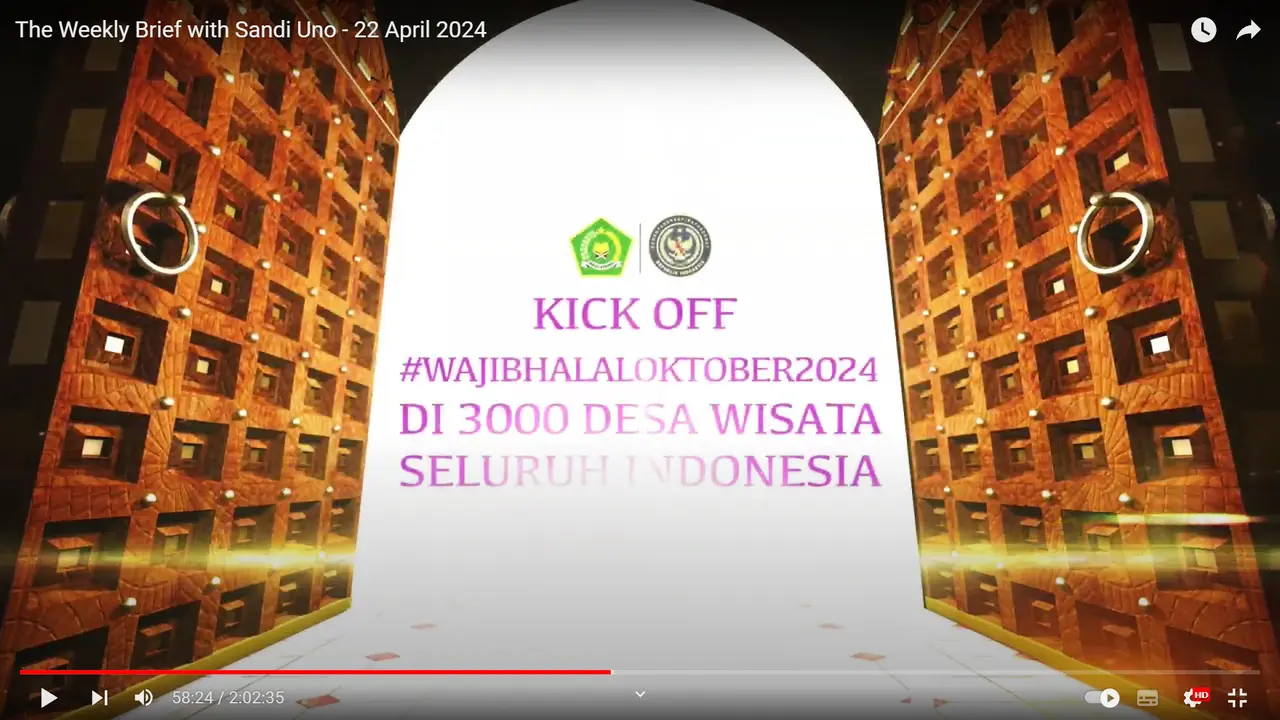3.000 Desa Wisata didampingi Sertifikasi Halal, BPJPH Peringatkan Sanksi Terberat Bila Pengusaha Mamin Sengaja Lalai