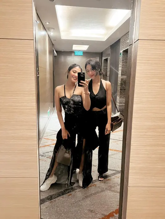 Melihat kedekatan Naysila dan Nana Mirdad, banyak netizen menyebut mereka seperti sister goal dan bikin iri. [Foto: IG/naymirdad].