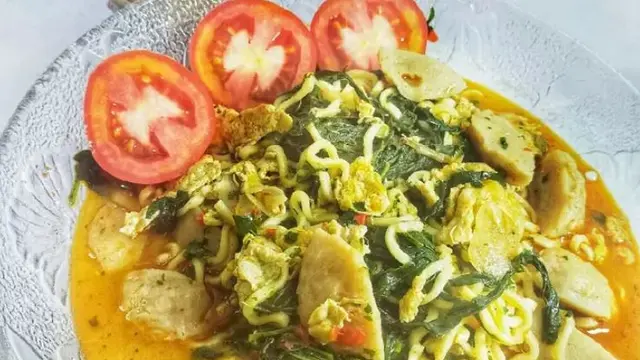 Mie Laksa Daun Singkong