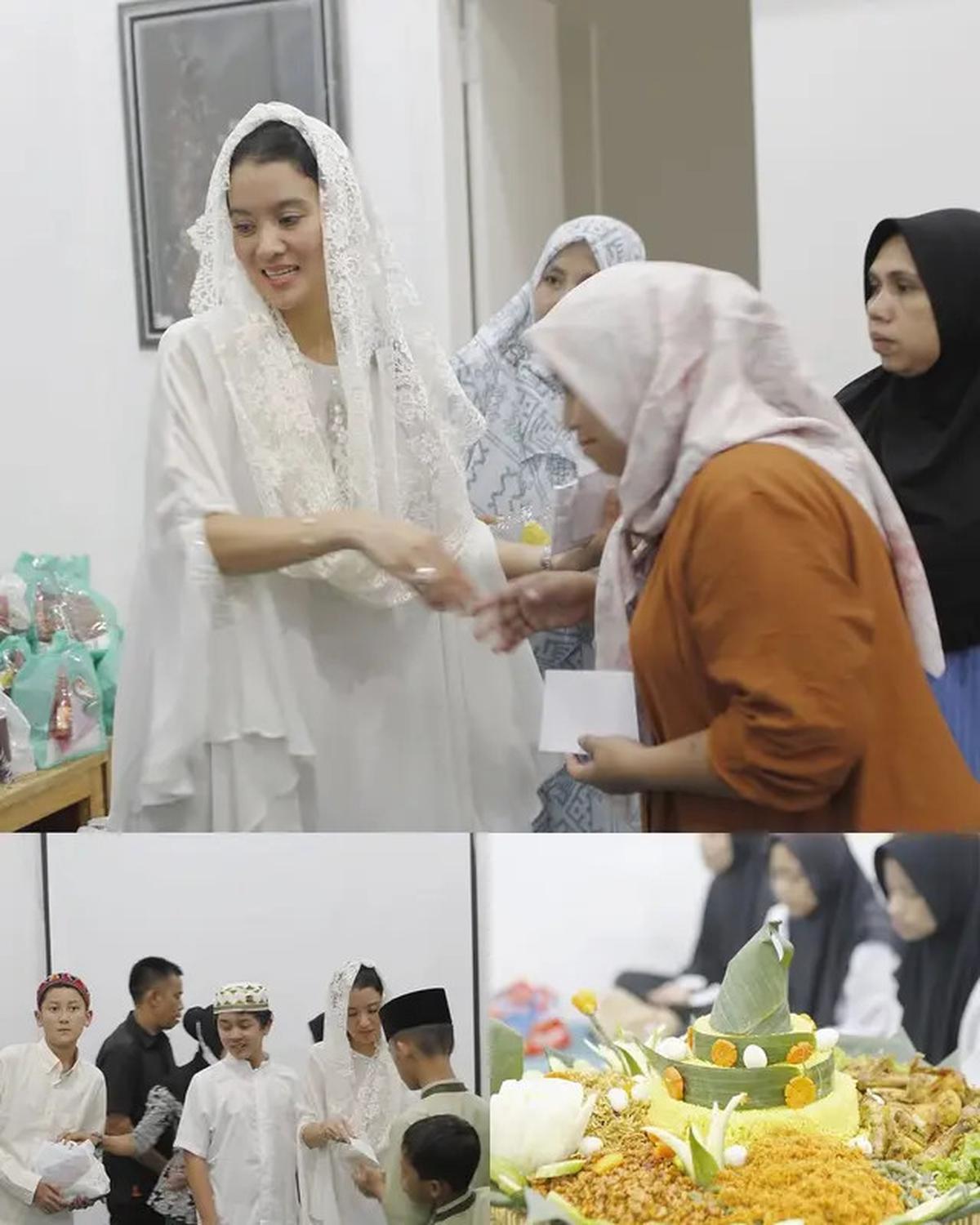 6 Potret Ultah Marcella Zalianty ke-45, Gelar Buka Puasa Bersama Anak Yatim