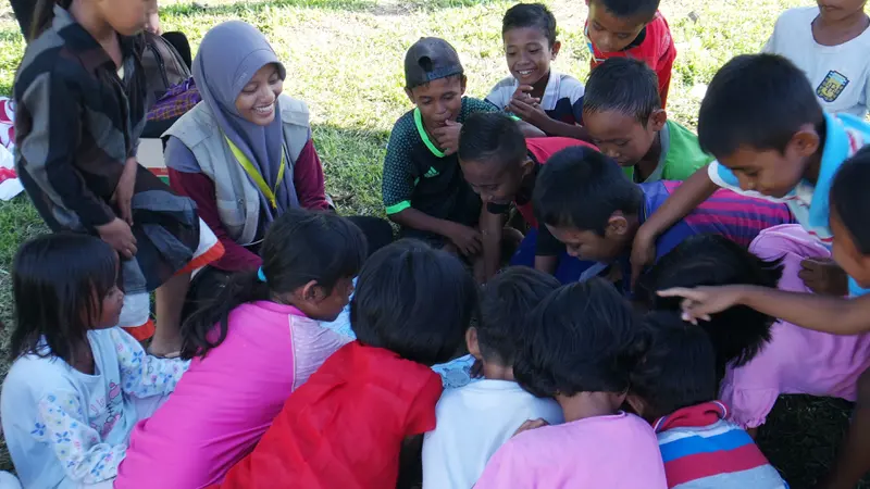 Pendampingan Anak Korban Gempa Donggala