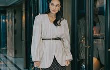 Potret Luna Maya Bergaya Vintage Dalam Balutan Dress Merah Menyala Harganya Tembus Puluhan Juta, Cantiknya Gak Karuan