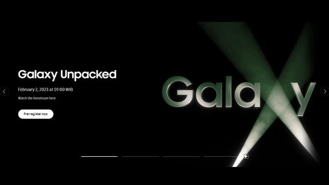 <p>Samsung umumkan jadwal Galaxy Unpacked 2023 untuk peluncuran Galaxy S23 series. (Doc: Samsung)</p>