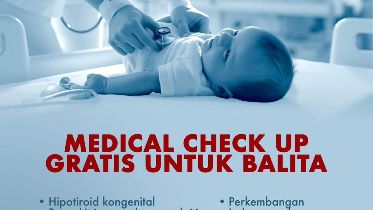 Kategori Medical Check Up Gratis dari Presiden Prabowo, Perhatikan Tiap Tes yang Diberikan