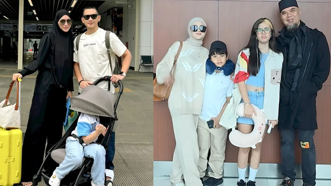 6 Potret Adu Gaya Keluarga Citra Kirana dan Mulan Jameela Mudik Lebaran