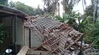 Gempa 7 SR di Lombok meluluhlantakkan rumah penduduk. (Istimewa)