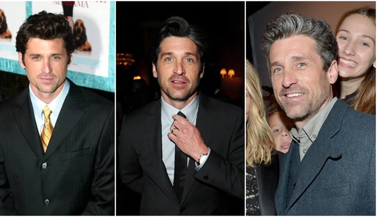 Aktor asal Amerika, Patrick Dempsey kini genap berusia 50 tahun pada 13 Januari 2016. Meski sudah memasuki usia kepala 5, bintang ‘Grey’s Anatomy’ ini nampaknya justru semakin bertambah pesonanya. (AFP/Bintang.com)
