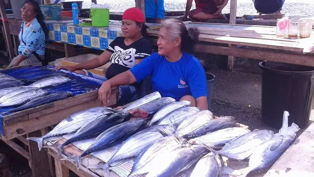 Penjual Ikan Sangihe