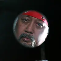 Indro Warkop mengajak anggota klub motornya untuk patuh pada lalu lintas. (Fathan Rangkuti/Bintang.com)