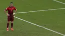 Meski bermain penuh, penyerang Timnas Portugal, Cristiano Ronaldo gagal menyarangkan satu gol pun di laga kedua penyisihan Piala Dunia 2014, Brasil, (23/6/2014). (REUTERS/Andres Stapff)