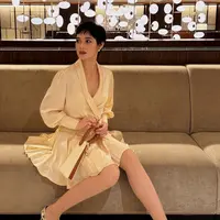 Renata Kusmanto tampil menawan dalam balutan dress (Instagram/@renata711)