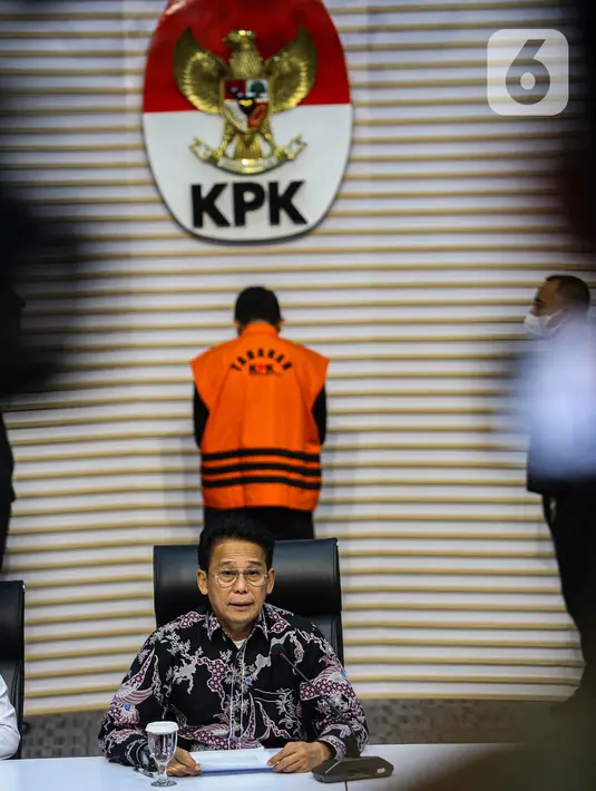 Menurut Wakil Ketua KPK Johanis Tanak, pihaknya juga telah menemukan bukti yang cukup untuk menetapkan Bupati Sidoarjo Ahmad Muhdlor Ali sebagai tersangka. (Liputan6.com/Angga Yuniar)
