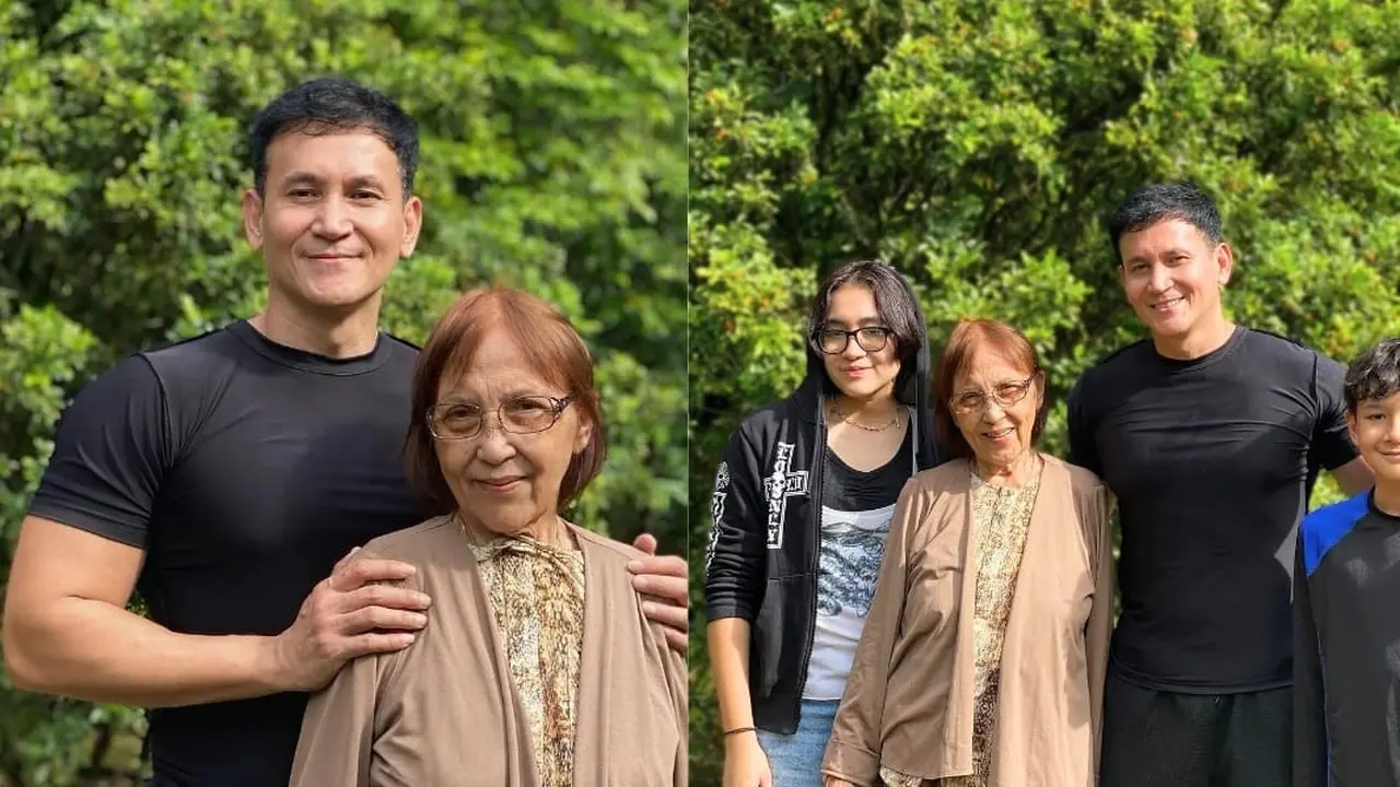 Potret Marcelino Lefrandt bersama ibunya (Sumber: Instagram/@marcelinolefrandt)