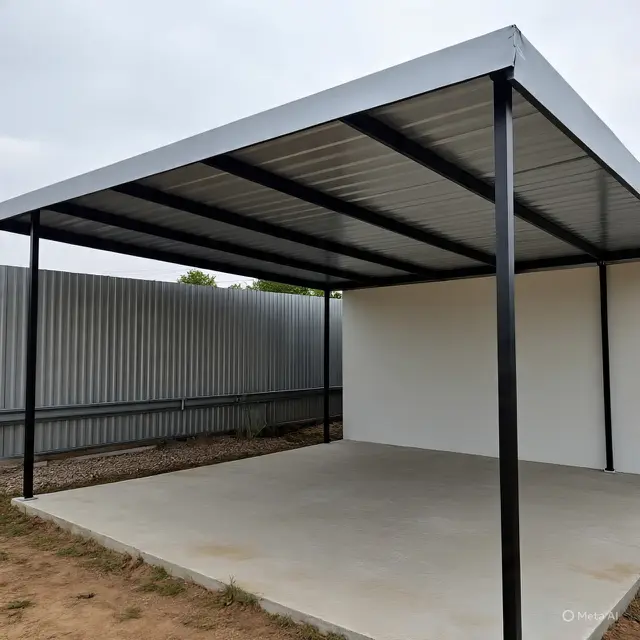 Kanopi Belakang Rumah Sederhana