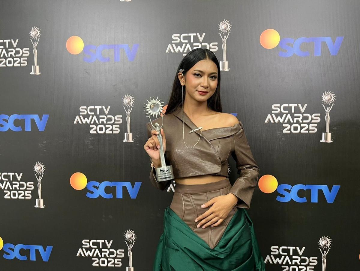 Flavio Zaviera Pemenang Kategori Aktris Pendamping Paling Ngetop & Aktris FTV Paling Ngetop SCTV Awards 2025