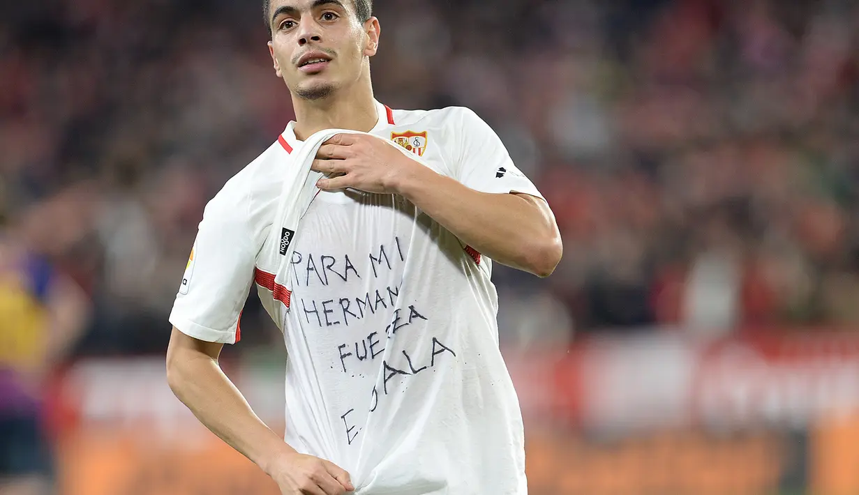 5. Wissam Ben Yedder (Sevilla) - 10 gol dan 5 assist (AFP/Cristina Quicler)