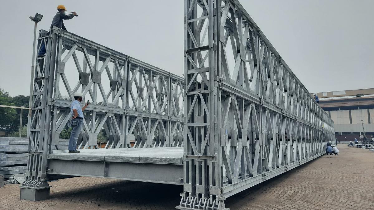 Tanpa Impor, Indonesia Sanggup Produksi 100 Jembatan Bailey per Bulan