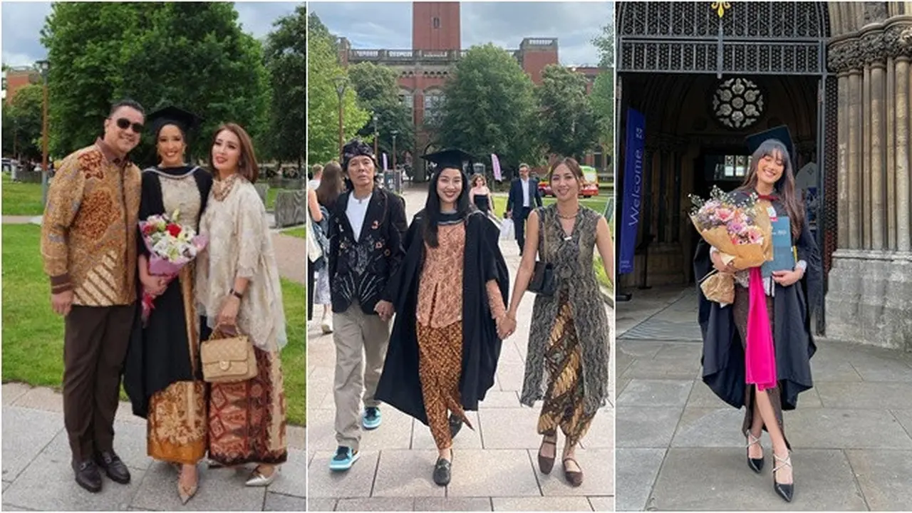 7 Anak Artis Wisuda di Luar Negeri Tahun 2023, Parto Absen Dampingi Amanda Caesa