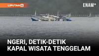 Kapal Pinisi Wisata KM Dewi Anjani Tenggelam di Labuan Bajo