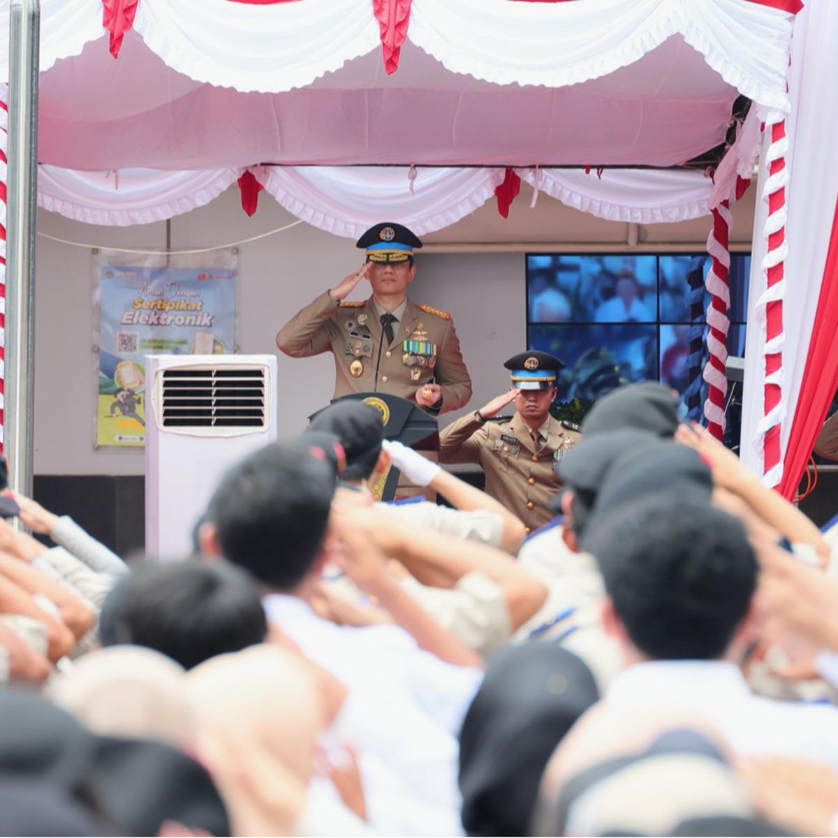 Menteri AHY Pimpin Upacara HANTARU 2024