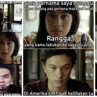 Baru saja trailer dari AADC 2 dirilis, tidak lama banyak netizen yang membuat meme comic dari potongan scene dalam trailer. Bagaimana tanggapan para pemain?
