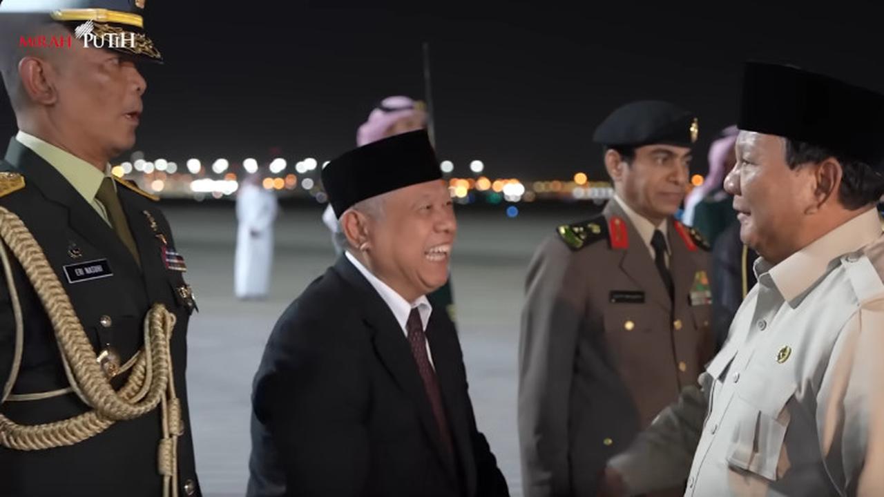 Ketika Prabowo Disambut Jenderal TNI Teriak 'Komando' di Arab Saudi, Ada Pasukan Pedang Gagah Mengawal