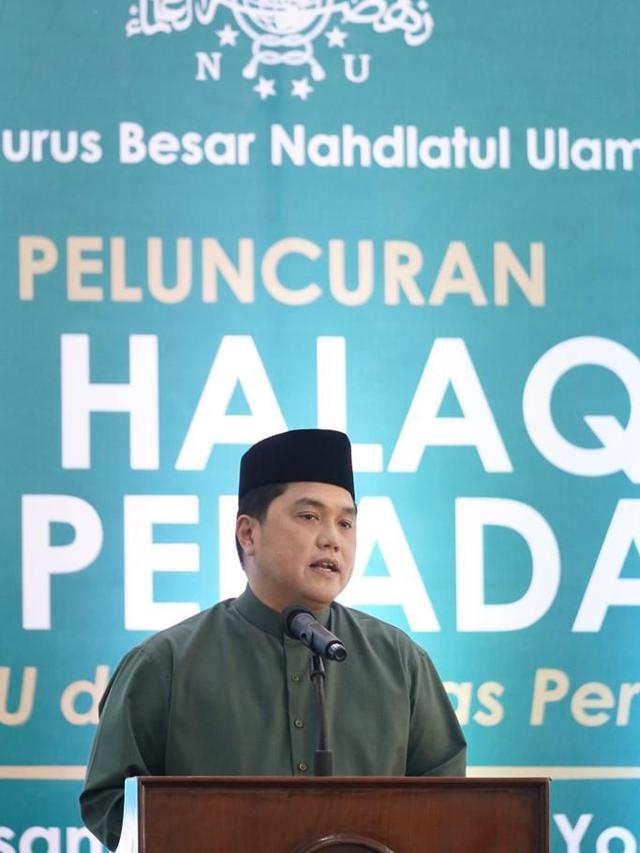 Ketua Harlah 100 Tahun Nahdlatul Ulama (NU), Erick Thohir.
