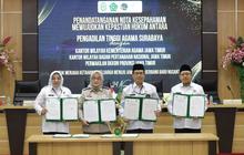 BPN Jatim dan PTA Surabaya Teken MoU, Percepat Penyelesaian Sengketa Aset Keluarga
