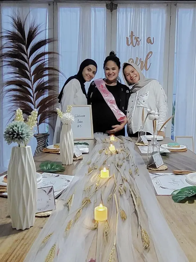 7 Momen Baby Shower Istri Wendi Cagur, Unggkap Jenis Kelamin Buah Hati