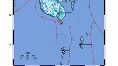 Gempa M 5,4 Guncang Pulau Karatung Sulawesi Utara