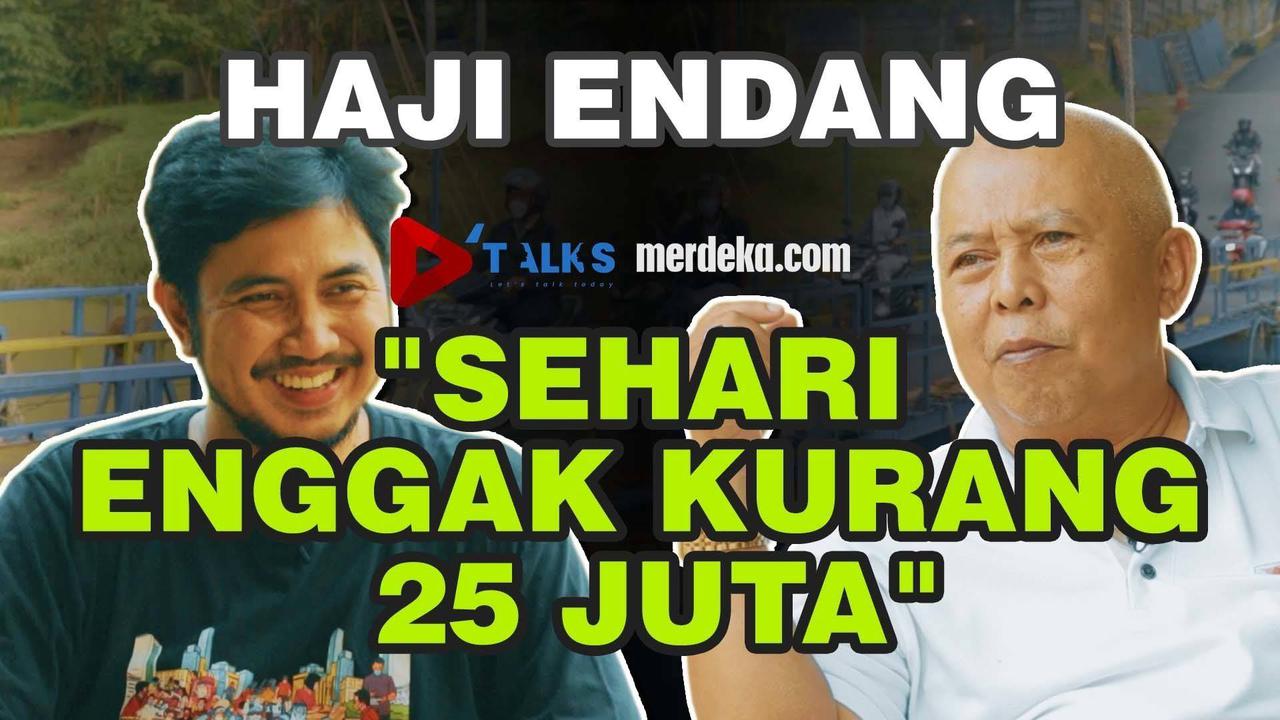 VIDEO: Haji Endang Utang Sana Sini Bangun Jembatan Perahu di Karawang