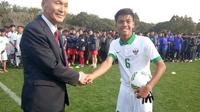Penggawa timnas U-16, David Maulana. (Doc. PSSI)