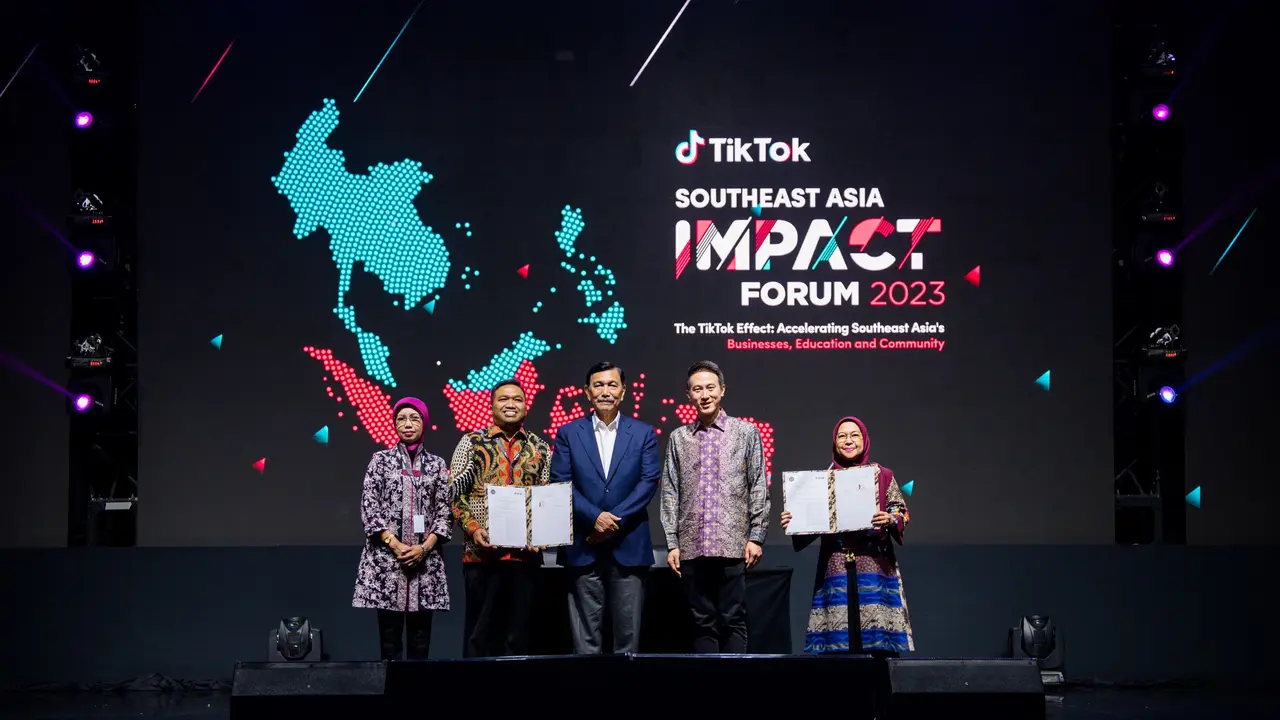 TikTok menandatangani MoU untuk TikTok Jalin Nusantara di Indonesia (TikTok)