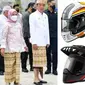 Layaknya helm premium, sepatu sneaker Iriana Jokowi harganya tembus Rp 8 Juta.