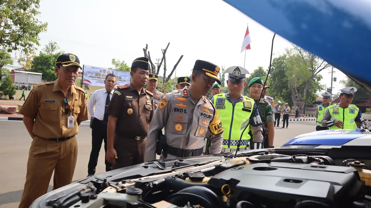 Apel persiapan operasi zebra di Pemalang. (Foto: Liputan6.com/Polres pemalang)
